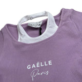 Gaelle T-Shirt tinta unita con Stampa Lilla per Bambina 2746M00462 LILLA GAELLE 