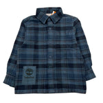 TIMBERLAND camicia manica lunga fantasia quadri Blu per Bambino T60256 BLU TIMBERLAND 