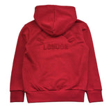 John Richmond Felpa Chiusa con Cappuccio Tinta Unita per Bambino RBP26190FE ROSSO JOHN RICHMOND 