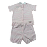 Coccode Completo 2 Pezzi T-Shirt-Culotte per Neonata C55167 ROSA COCCODE 