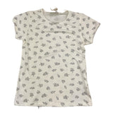 Story Loris – Schlichtes, cremefarbenes, gemustertes Intim-T-Shirt für Mädchen