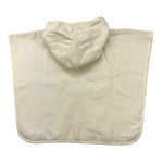 MOSCHINO telo mare mantella tinta unita con cappuccio Panna per Neonato MUX05G PANNA MOSCHINO 