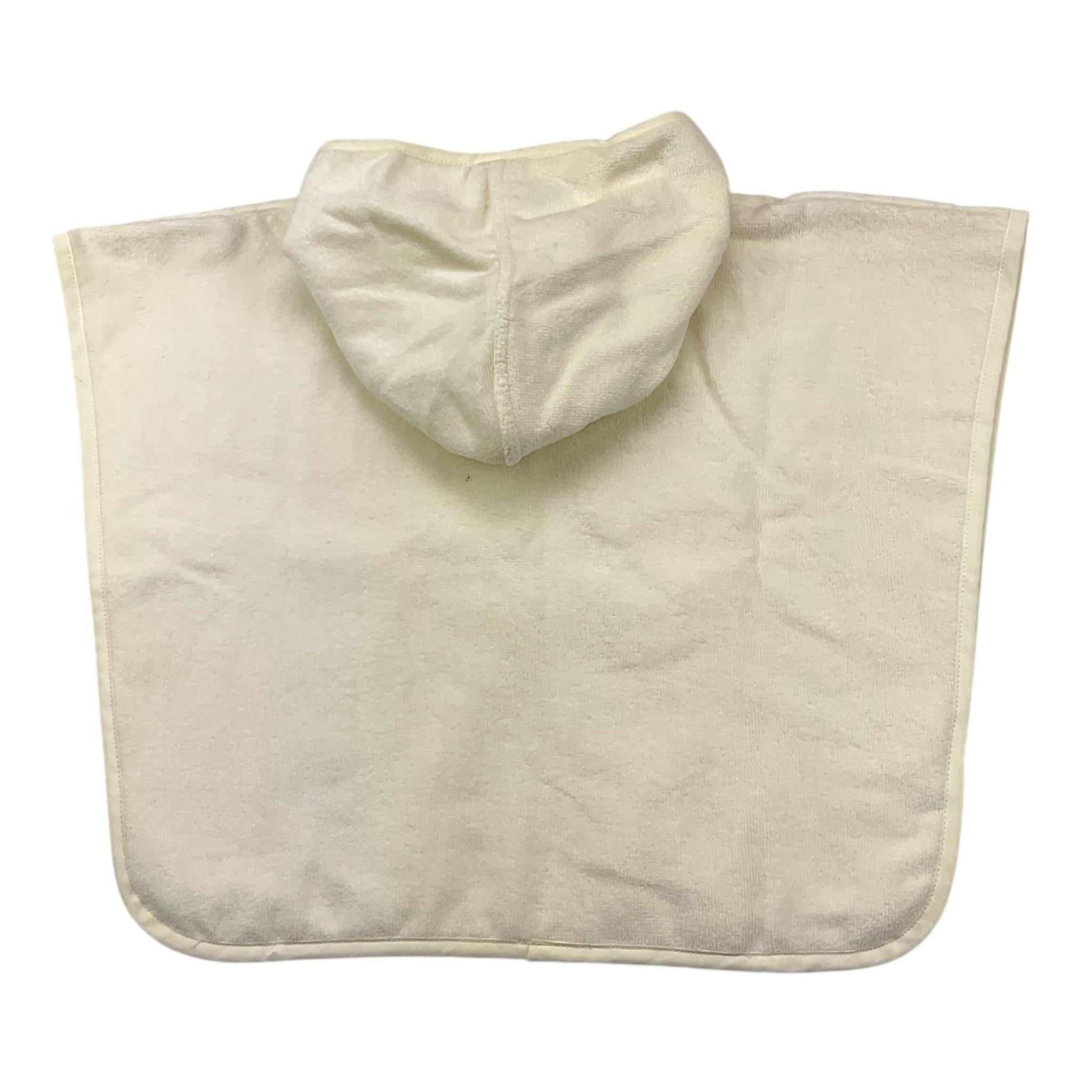 MOSCHINO telo mare mantella tinta unita con cappuccio Panna per Neonato MUX05G PANNA MOSCHINO 