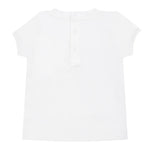 Moschino T-Shirt Girocollo Tinta Unita con Orso per Neonato MNM047X BIANCO MOSCHINO 