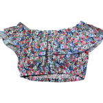 Monnalisa Top Mezza Manica Stampa Fantasia Floreale per Bambina 419301 MULTICOLOR MONNALISA 