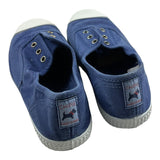Chipie Sneakers Einfarbig mit Kontrastsohle Blau für Kinder