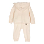MOSCHINO complet 2 pezzi cardigan-pantalone Beige per Neonato MUK04X BEIGE MOSCHINO 