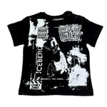 Iceberg T-Shirt Girocollo Tinta Unita con Stampe In Contrasto per Neonato TSICE5123BX NERO ICEBERG 