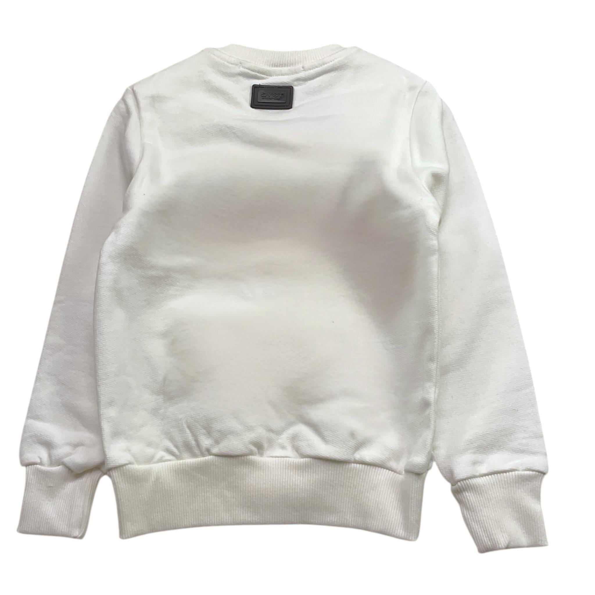 STAY STREET felpa girocollo tinta unita con stampa Bianco per Neonato FB3003 BIANCO STAY STREET 