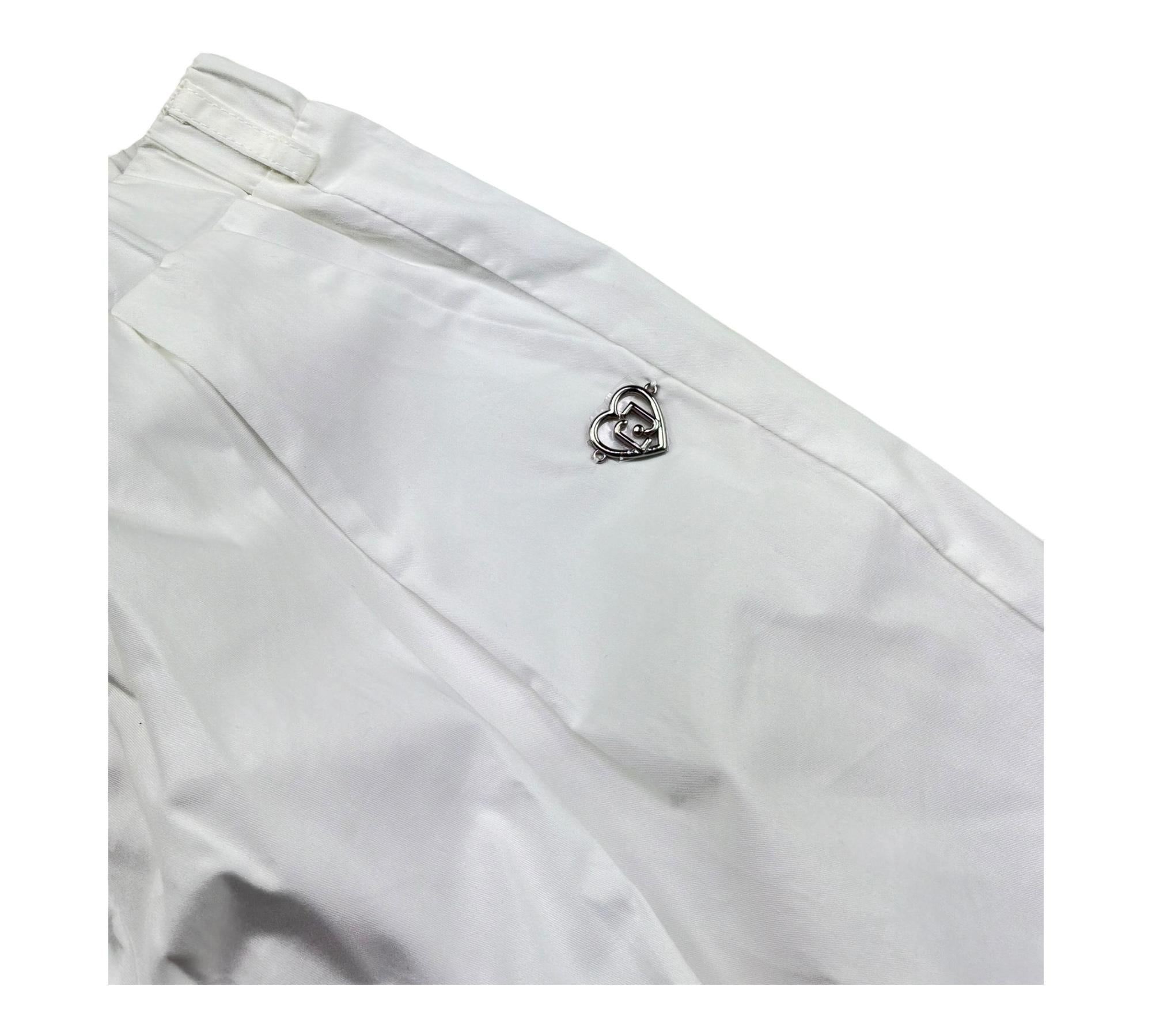 Liu Jo Pantalone Tinta Unita Modello Palazzo per Neonata KA5063N BIANCO LIU JO 
