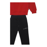 JOHN RICHMOND completo 2pz felpa- pantalone tinta unita Rosso/nero per Bambino RBA24152CFX ROSSO/NERO JOHN RICHMOND 