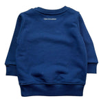 Trussardi Felpa Chiusa Girocollo Tinta Unita con Logo per Neonato TIP26001FE BLU TRUSSARDI 