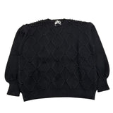 FUN & FUN maglia collo alto tinta unita con applicazioni Nero per Bambina FCJSW00070X NERO FUN & FUN 