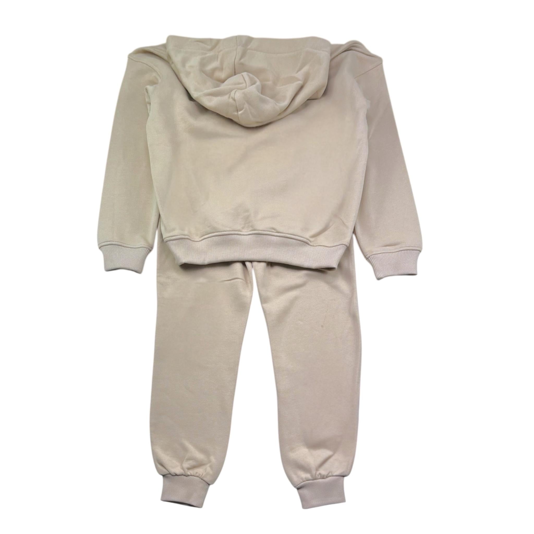 Moschino Completo 2 Pezzi Felpa-Pantalone per Bambino HUK04J BEIGE MOSCHINO 