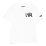 Saint Barth T-Shirt Girocollo Tinta Unita con Stampa per Bambino CPTGAN BIANCO SAINT BARTH 