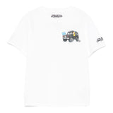 Saint Barth T-Shirt Girocollo Tinta Unita con Stampa per Bambino CPTGAN BIANCO SAINT BARTH 