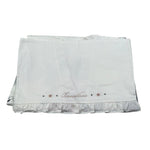 Barcellino Coperta Tinta Unita Stampa Fantasia per Neonata 106314 BIANCO BARCELLINO 