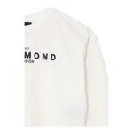 JOHN RICHMOND felpa tinta unita girocollo con stampa Bianco per Bambina RGA24053FEXXJ BIANCO JOHN RICHMOND 