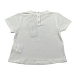 Le Bebe T-Shirt Girocollo Tinta Unita con Stampa per Neonata LBG5887 BIANCO LE BEBE 