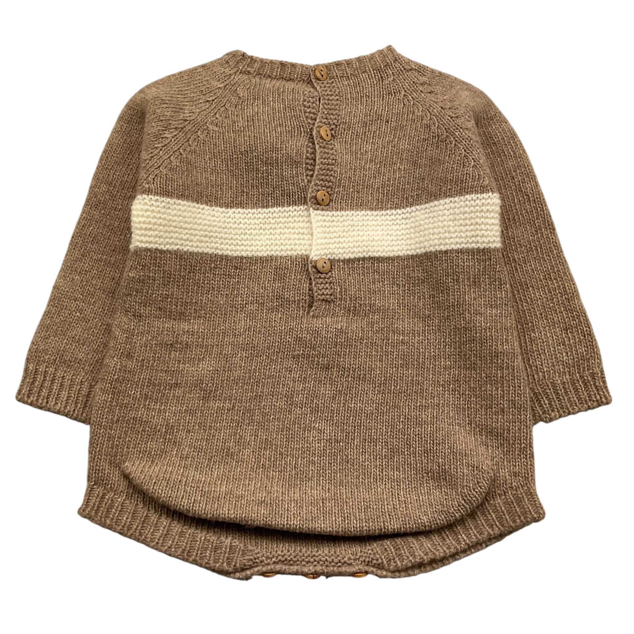 WEDOBLE pagliaccetto manica lunga tinta unita Marrone per Neonato I2404305 MARRONE WEDOBLE 