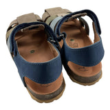 Eli Tricolore Sandalen mit mehrfarbigem Schnallenverschluss für Kinder