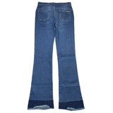 Twinset Jeans Einfarbig Blau Flare Modell Für Mädchen