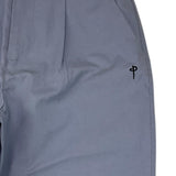 Cesare Paciotti Einfarbige Hose mit elastischem Bund Puderblau für Jungen