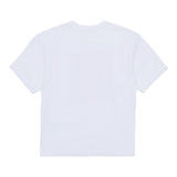 Max&amp;Co. Einfarbiges T-Shirt mit Rundhalsausschnitt und weißem Kontrastdruck für Mädchen