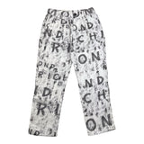 John Richmond – Weiße, schlichte Hose mit Logo für Jungen
