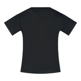 Marc Ellis Einfarbig Rundhals Pailletten T-Shirt Schwarz Für Mädchen