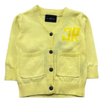 John Richmond Cardigan Tinta Unita con Logo per Neonata RIP26032MA GIALLO JOHN RICHMOND 