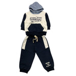 PLEASE completo 2 pezzi felpa-pantalone Blu per Neonato KT22040B65 BLU PLEASE 