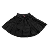Miss Blumarine Einfarbiger Rock mit elastischer Taille Schwarz für Baby Mädchen