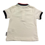 Bikkembergs Polo Mezza Manica Tinta Unita con Colletto In Contrasto per Neonato BK2135 BIANCO BiKKEMBERGS 