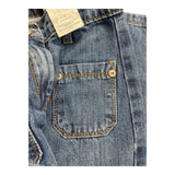 SARABANDA jeans modello a palazzo tinta unita Blu per Bambina A244 BLU SARABANDA 