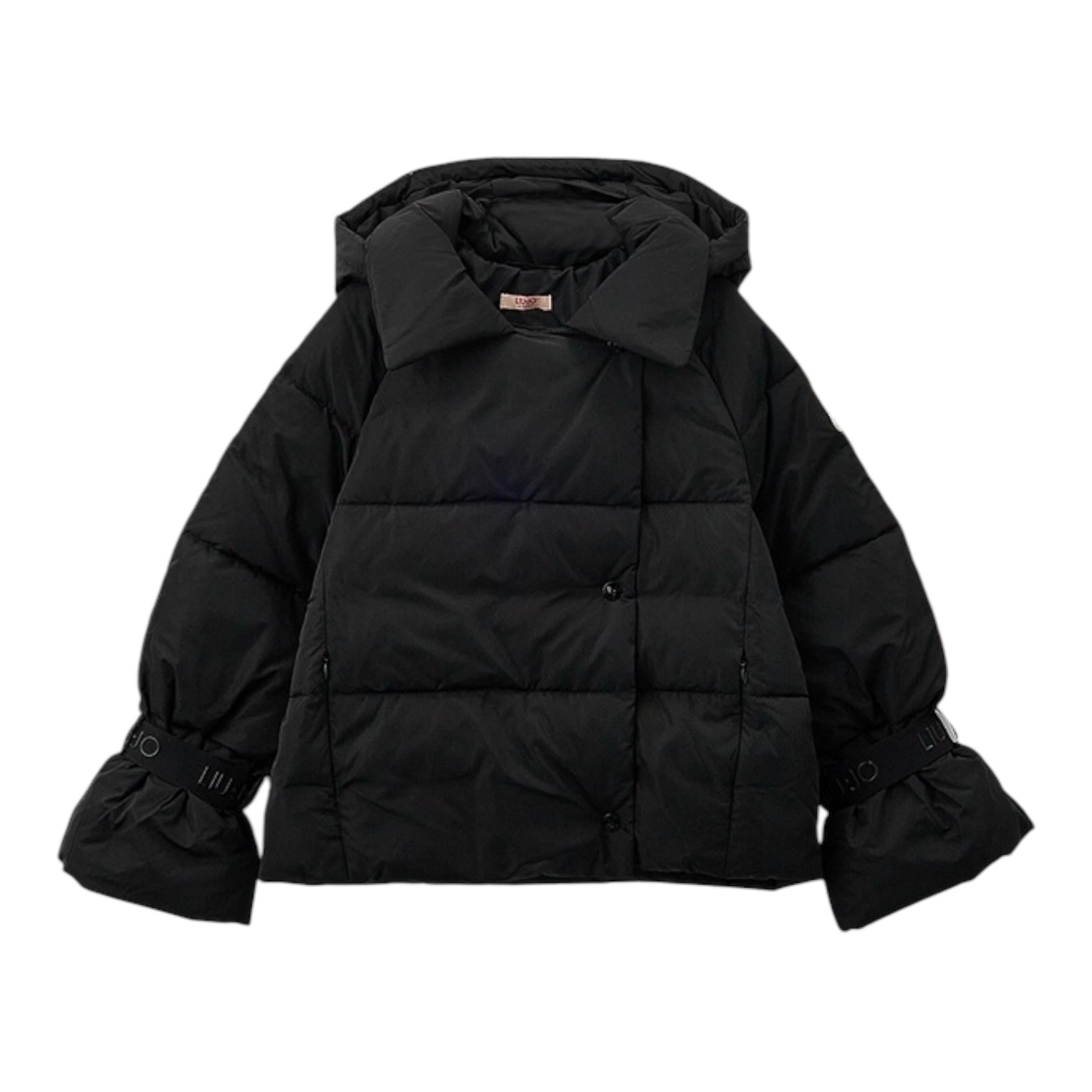 LIU JO giubbino tinta unita con bottoni Nero per Bambina GF4130 NERO LIU JO 