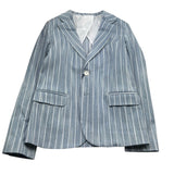 Manuel & Frank Giacca Tinta Unita con Fantasia A Righe per Bambino MF6267R AZZURRO MANUEL & FRANK 