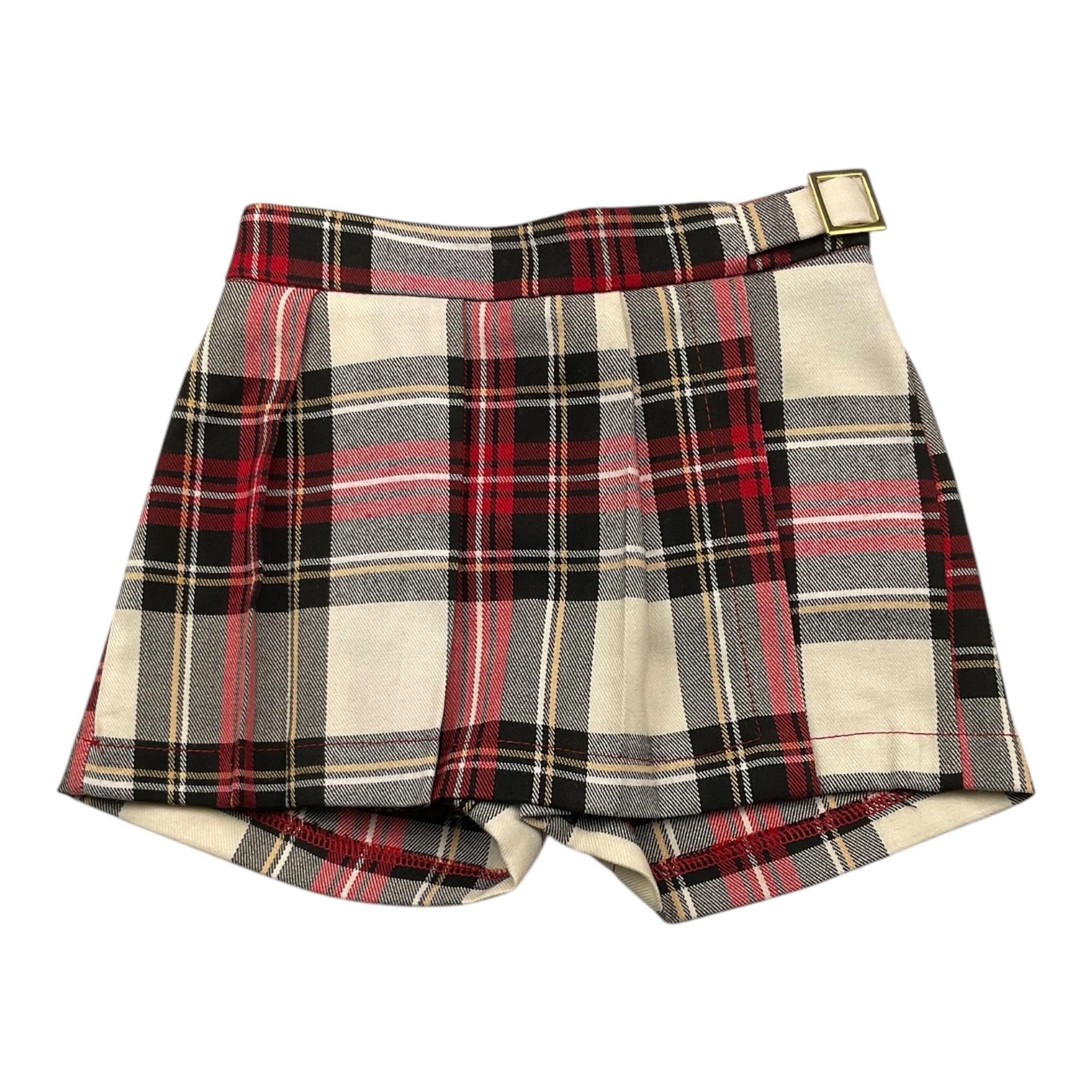 M+E' short stampa fantasia a quadri Rosso per Bambina UE1530J ROSSO M+E' 