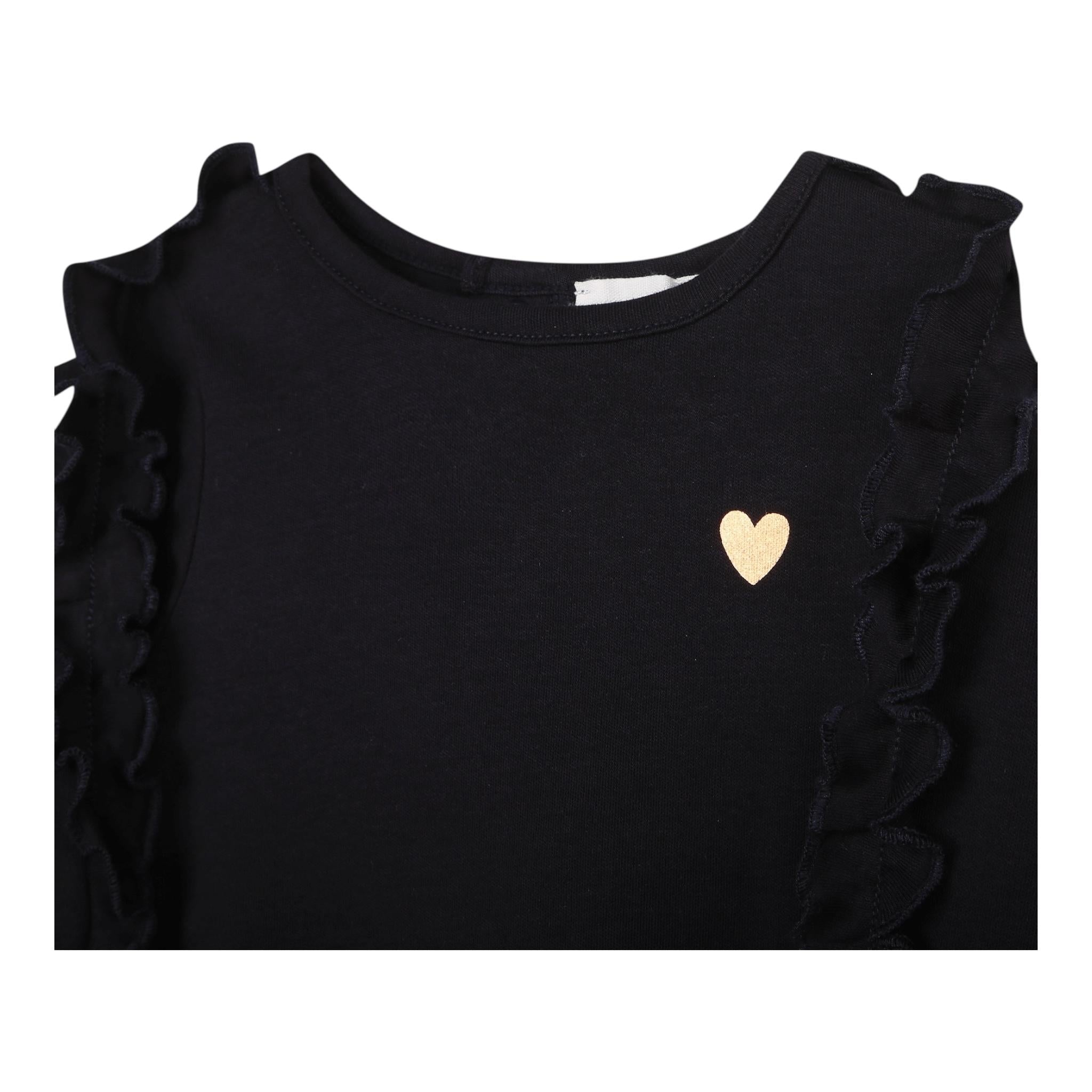 CARRE'MENT BEAU shirt girocollo tinta unita Blu per Neonata Y05305N BLU CARRE'MENT BEAU 