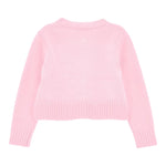 MONNALISA cardigan tinta unita con fiocchi Rosa per Neonata 39D803 ROSA MONNALISA 