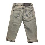 Cesare Paciotti Jeans, einfarbig, mit verstellbarer Taille, grau für Neugeborene
