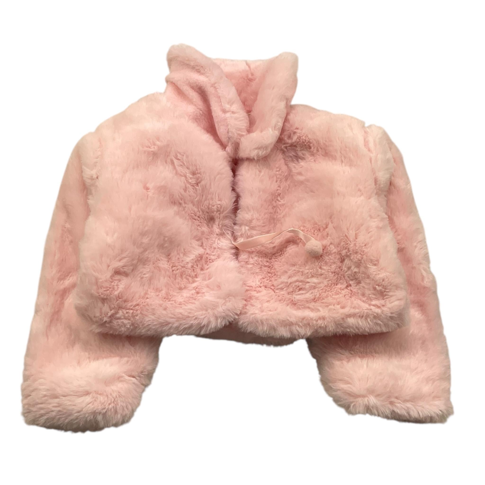 SWEET JUNIOR pelliccia tinta unita Rosa per Bambina SR865 ROSA SWEET JUNIOR 