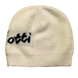 CESARE PACIOTTI cappello tinta unita con stampa logo Panna per Neonata CAP5353BX PANNA CESARE PACIOTTI 