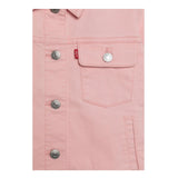 Levi'S Giubbino In Denim tinta unita Rosa per Bambina 4EH045 ROSA LEVI'S 