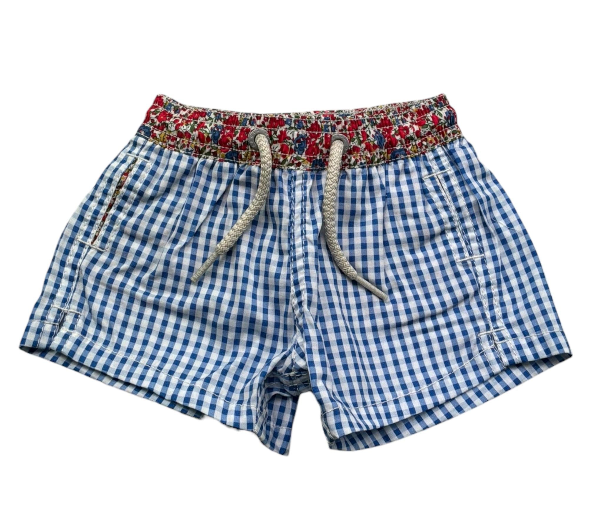 Saint Barth Costume Fantasia A Righe Bicolore per Neonata JOELLN BIANCO/BLU SAINT BARTH 