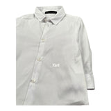 Daniele Alessandrini Camicia Manica Lunga Tinta Unita con Logo per Neonato 1295C00267 BIANCO DANIELE ALESSANDRINI 