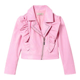 Twinset Chiodo In Ecopelle Tinta Unita per Bambina 241GJ2141 ROSA TWINSET 