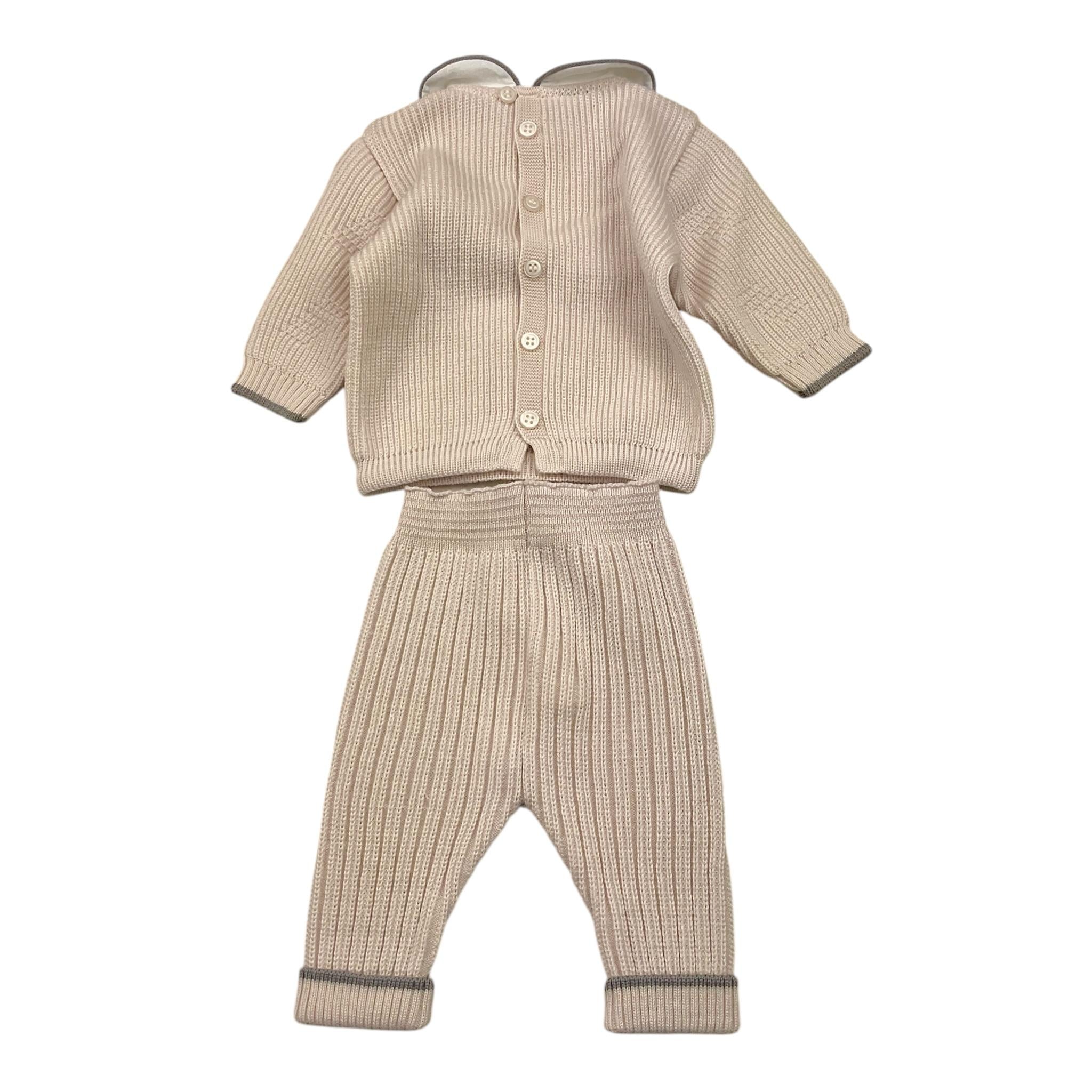 MARLU' completo 2pz maglia-pantalone Beige per Neonata IB5250 BEIGE MARLU' 