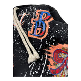 PATRIOT felpa tinta unita con cappuccio e stampa Nero per Bambino FE0038 NERO PATRIOT 