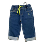 TRUSSARDI jeans tinta unita con elastico in vita Blu per Neonato TIA24028PAN BLU TRUSSARDI 